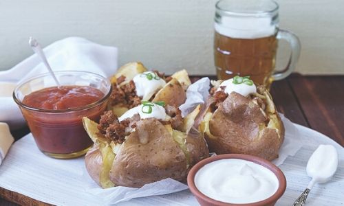 Taco Baked Potatoes